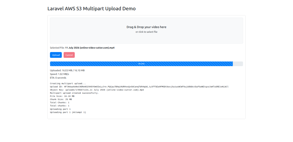 Upload Progress