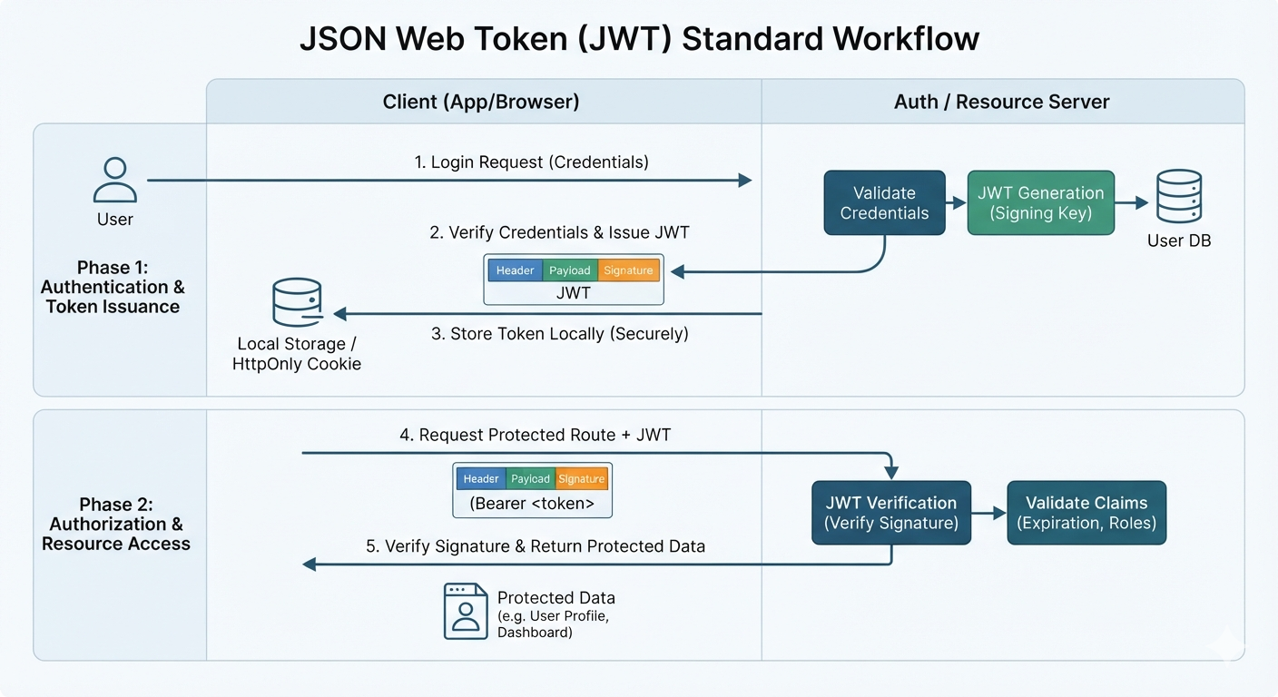 Laravel JWT Authentication API project screenshot